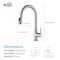 Kibi Napa Single Handle Pull Down Kitchen Sink Faucet KKF2005BN - alternate 2
